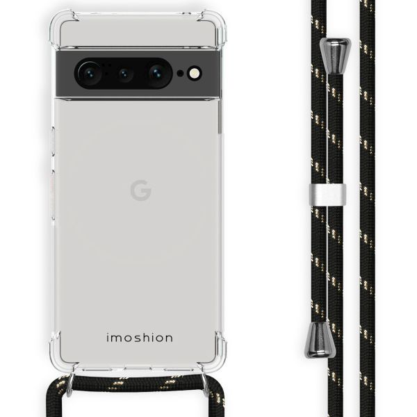 imoshion Coque avec dragonne Google Pixel 7 Pro - Noir / Dorée