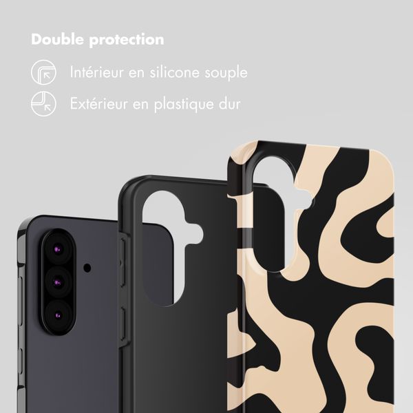 Selencia Coque arrière Vivid Samsung Galaxy A37 (5G) - Art Wave Black