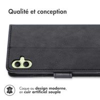 imoshion Étui de téléphone portefeuille Luxe Samsung Galaxy A05s - Noir