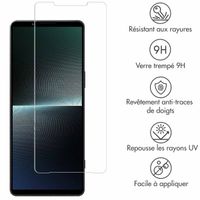 Selencia Protection d'écran en verre trempé Sony Xperia 1 V