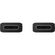 Samsung Original câble USB-C vers USB-C emballage d'usine - 1 mètre - 25 Watt - Noir