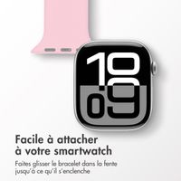 imoshion Bracelet infirmier en silicone Apple Watch Series 1 t/m 11 / SE / Ultra (44/45/46/49 mm) - Rose