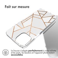 imoshion Coque Design iPhone 14 - White Graphic