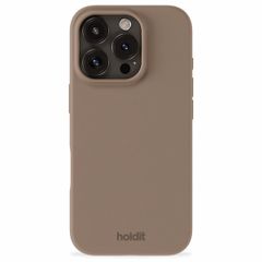 Holdit Coque Silicone iPhone 16 Pro - Mocha Brown