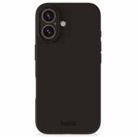 Holdit Coque Silicone iPhone 16 - Black