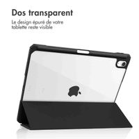 imoshion Coque tablette rigide Trifold Apple iPad Air 11 pouces (2025) M3 / (2024) M2 / Air 5 (2022) / Air 4 (2020) - Noir