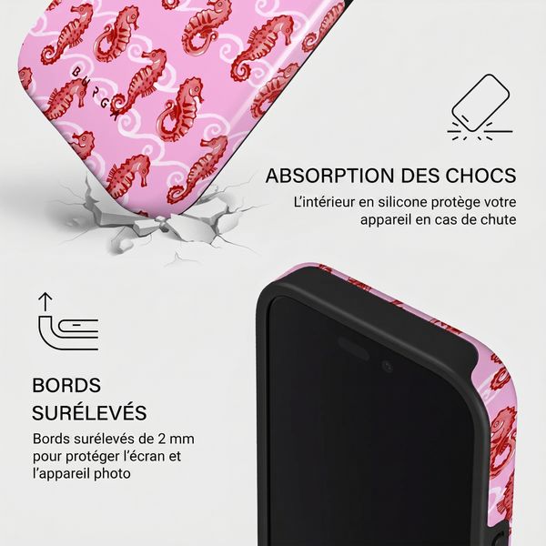 Burga Coque Tough MagSafe Apple iPhone 16 - Coral Reef