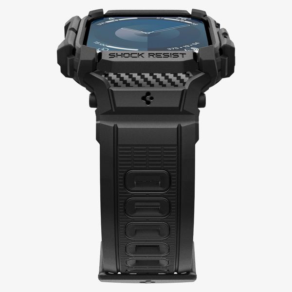 Spigen Coque Rugged Armor™ Apple Watch Series 10 - 46 mm - Noir Mat