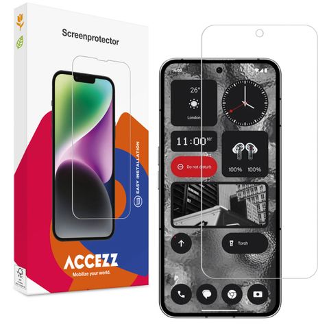 Accezz Protection d'écran en verre trempé Nothing Phone (2) - Transparent 