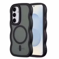 Selencia Coque arrière Wavy avec MagSafe Samsung Galaxy S24 / S25 - Noir