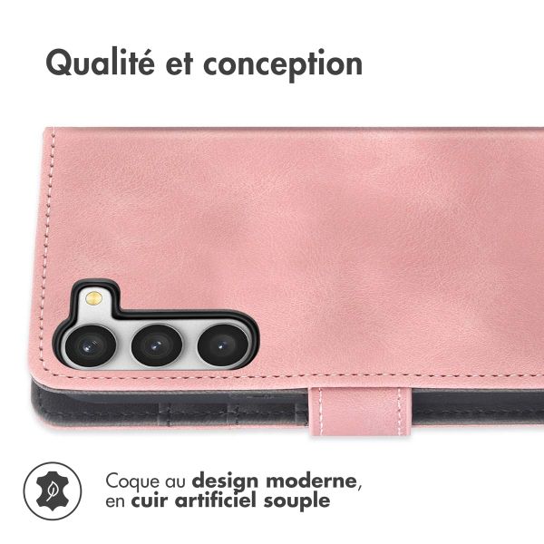 imoshion Etui de téléphone portefeuille avec cordon Samsung Galaxy S23 - Rose