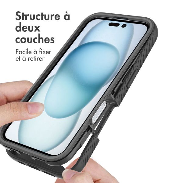 imoshion Coque 360° Full Protective Apple iPhone 16 - Noir