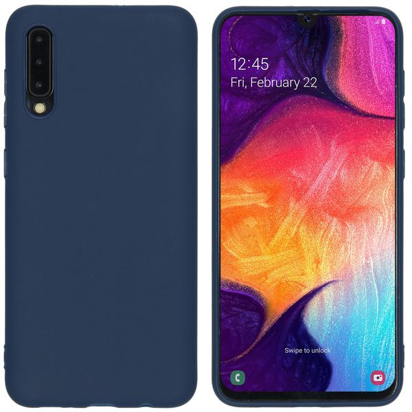 imoshion Coque Couleur Samsung Galaxy A50 / A30s - Bleu foncé