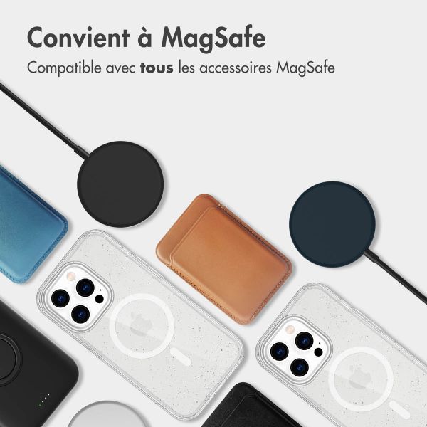 imoshion Coque Sparkle avec MagSafe iPhone 14 Pro - Transparent