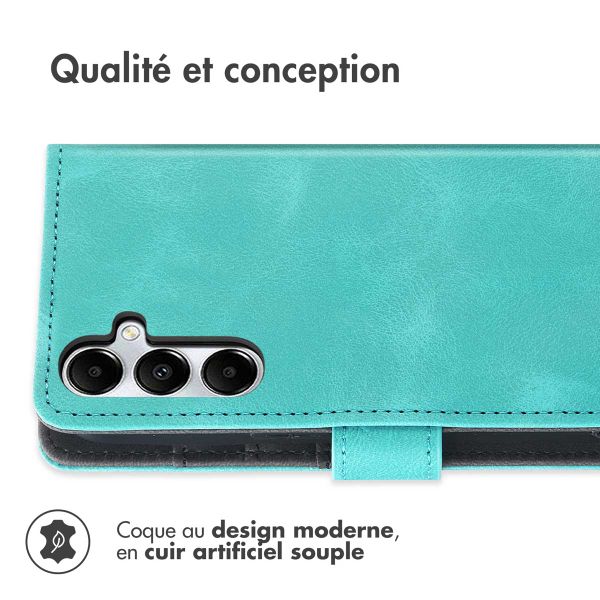 imoshion Etui de téléphone portefeuille avec cordon Samsung Galaxy A26 - Turquoise