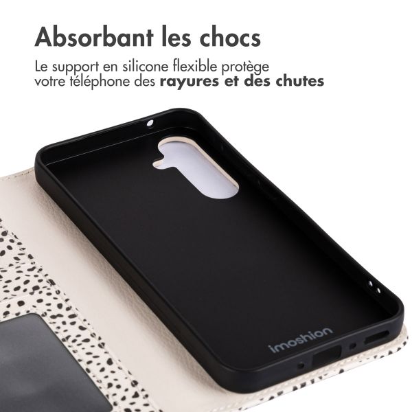 imoshion Étui de téléphone portefeuille Design Samsung Galaxy A35 - Desert Dots