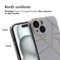 imoshion Coque Design Apple iPhone 15 - White Graphic