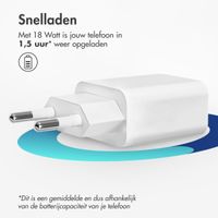 imoshion Adaptateur secteur 18 watts | USB-A - Blanc