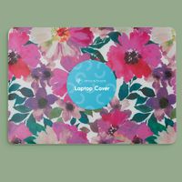 imoshion Coque Design Laptop MacBook Pro 14 pouces (2021 / 2023 M3 chip / 2024 M4 chip) - A2442 / A2779 / A2918 / A3112 / A3185 / A3401 - Floral Water Color