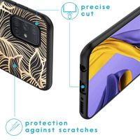 imoshion Coque Design Samsung Galaxy A71 - Golden Leaves