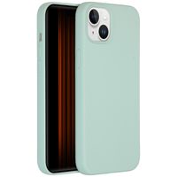 Accezz Coque Liquid Silicone Apple iPhone 15 Plus - Sky Blue