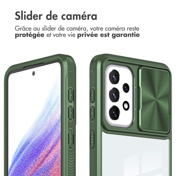 imoshion Coque arrière Camslider Samsung Galaxy A53 - Vert foncé