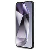 Guess Coque 4G Metal Logo Saffiano Samsung Galaxy S25 - Marron