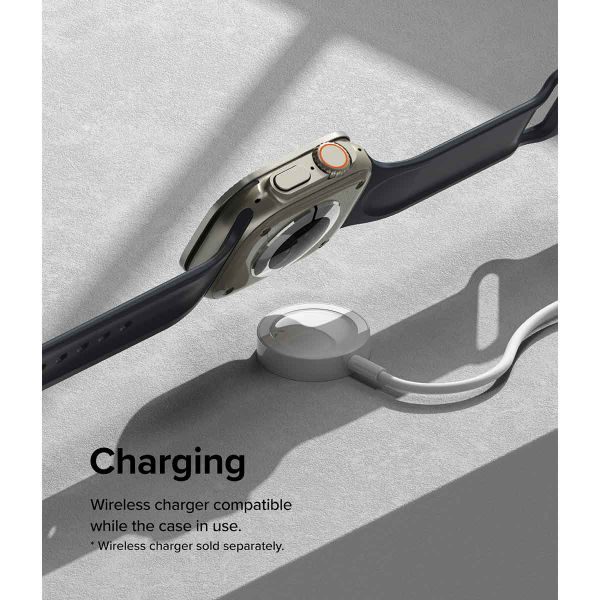 Ringke Bezel Styling + Protection d'écran Apple Watch Ultra - 49 mm - Fluted Titanium