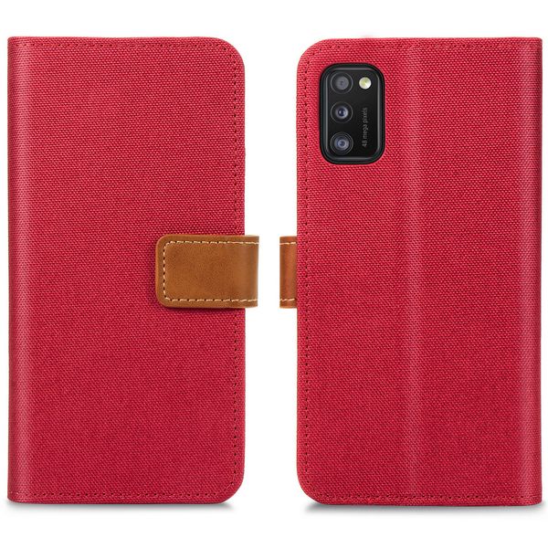 imoshion Étui de téléphone portefeuille Canvas Luxe Galaxy A41