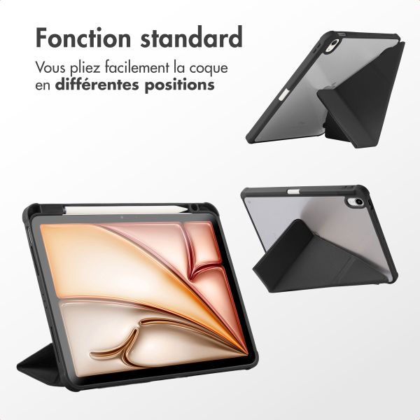 imoshion Coque tablette Origami iPad 10 (2022) 10.9 pouces - Noir