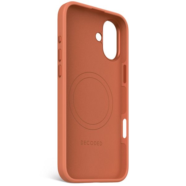 Decoded Coque en silicone MagSafe iPhone 16 Plus - Sand Stone