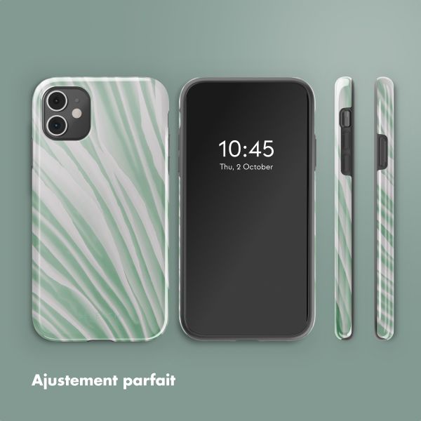 Selencia Coque arrière Vivid Tough iPhone 11 - Nature Grayed Jade