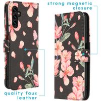 imoshion Coque silicone design Samsung Galaxy A13 (5G) / A04s - Blossom Black