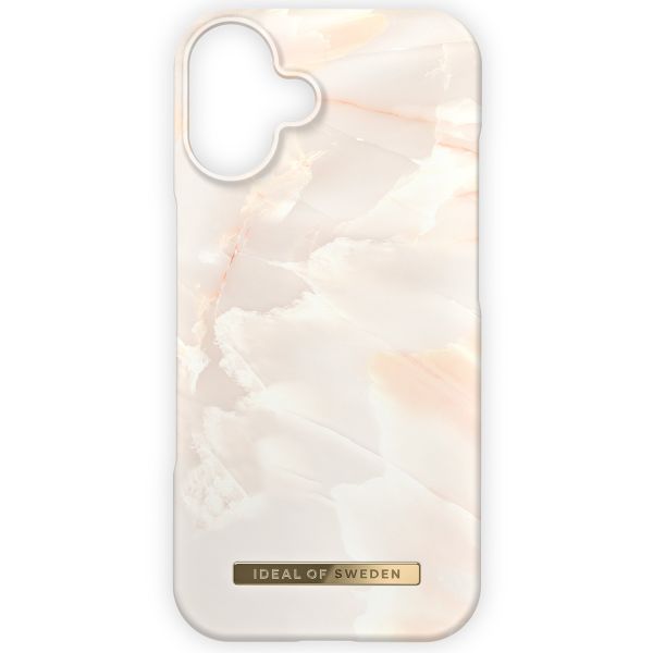 iDeal of Sweden Coque Fashion iPhone 16 Plus - Rose Pearl Marble