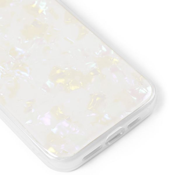 iDeal of Sweden Coque Pearlized iPhone 15 Pro Max - Blanc