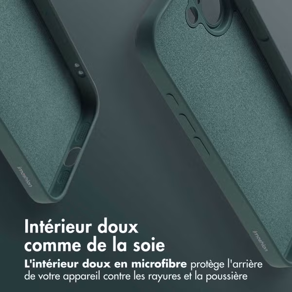 imoshion Coque Couleur avec MagSafe Apple iPhone 17 - Vert foncé