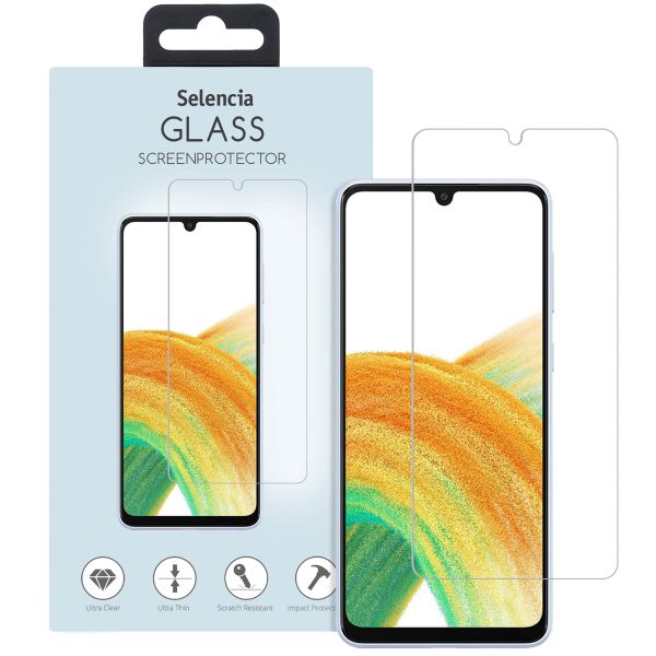 Selencia Protection d'écran en verre trempé Samsung Galaxy A34 (5G)