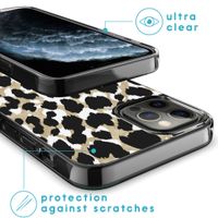 imoshion Coque Design iPhone 12 (Pro) - Léopard / Noir