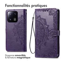 imoshion Etui de téléphone portefeuille Mandala Xiaomi 13 Pro - Violet