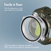 imoshion Coque rigide à couverture complète Samsung Galaxy Watch 7 - 44 mm - Argent