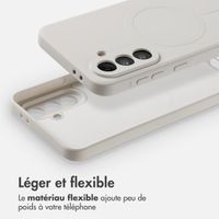 imoshion Coque Couleur avec MagSafe Samsung Galaxy A36 - Beige