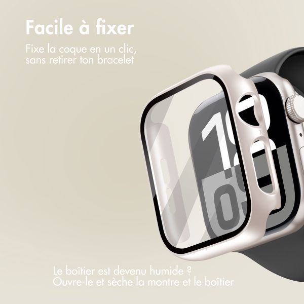 imoshion Coque rigide à couverture complète Apple Watch 10 / 11 - 46 mm - Starlight