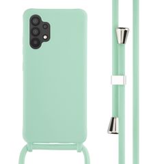 imoshion ﻿Coque en silicone avec cordon Samsung Galaxy A32 (4G) - Menthe verte