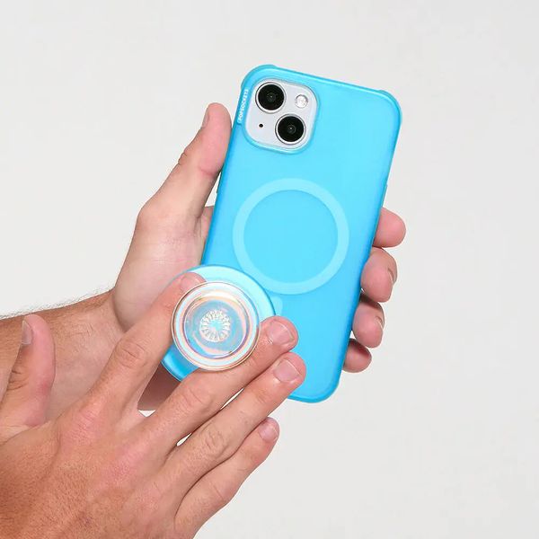 PopSockets PopGrip MagSafe Round - Opalescent Blue