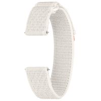 Samsung Bracelet Original Feather Fabric Samsung Galaxy Watch 4 / 5 / 6 / 7 - 20 mm - S/M - Sand