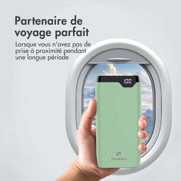 imoshion Batterie externe - 20.000 mAh - Quick Charge et Power Delivery - Vert