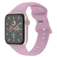 imoshion Bracelet en silicone⁺ Apple Watch Series 1 á 10 / SE / Ultra (2) (44/45/46/49 mm) - Mauve - Taille M/L