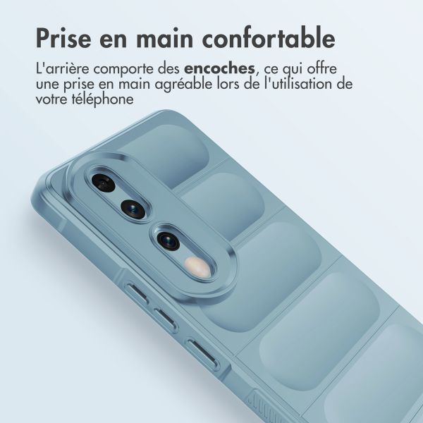 imoshion Coque arrière EasyGrip Honor 90 Pro - Bleu clair