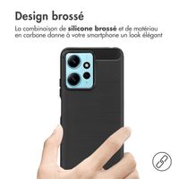 imoshion Coque Brushed Xiaomi Redmi Note 12 (4G) - Noir