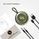 Selencia AquaPlay Enceinte Bluetooth - Enceinte sans fil - Étanche - Army Green